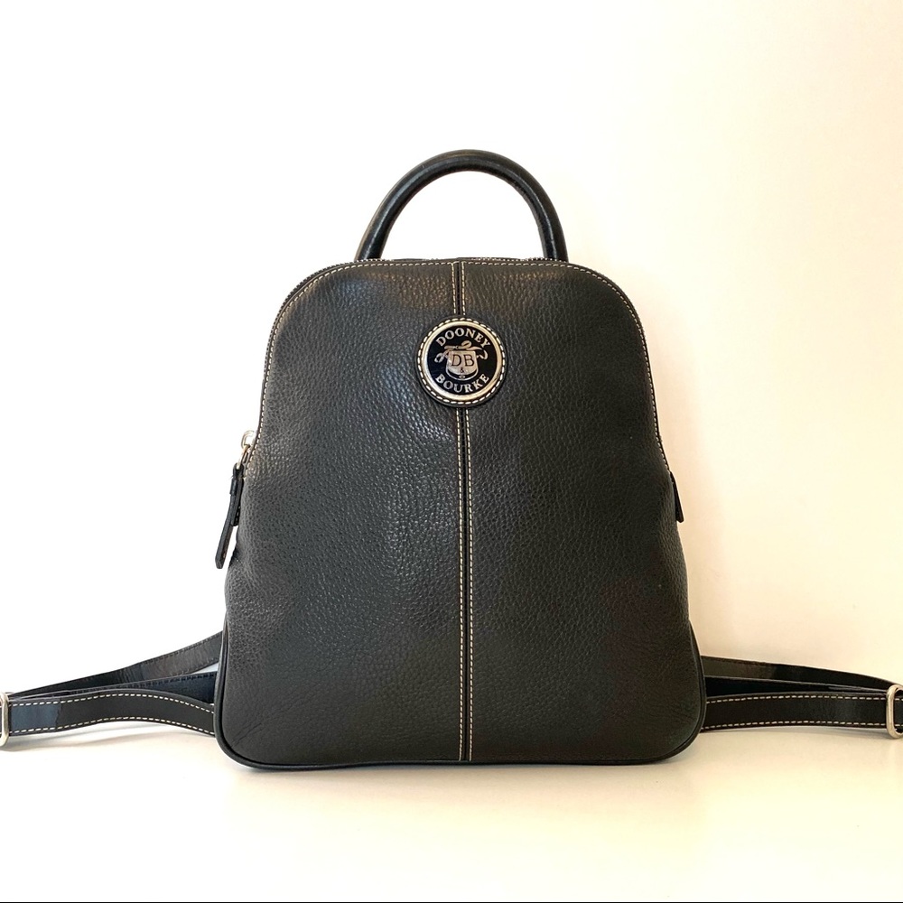 Dooney & Bourke Black Leather Backpack